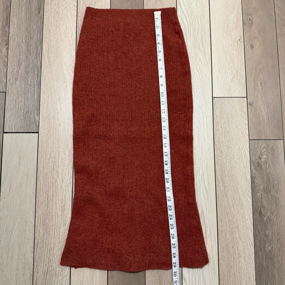 Free People Terracotta Pencil Skirt - Picture 4 of 6